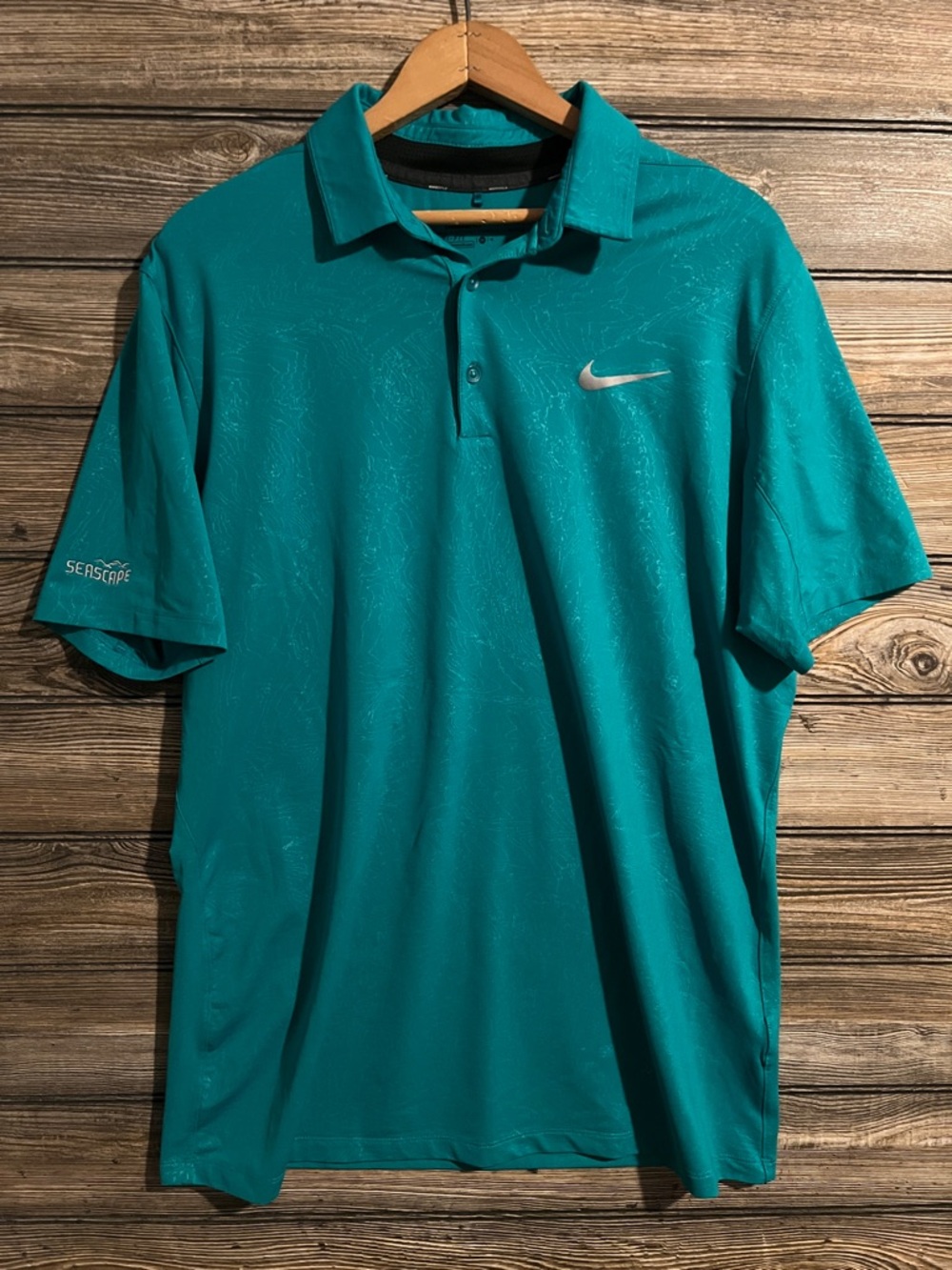 Nike Golf Seascape Topographic Polo